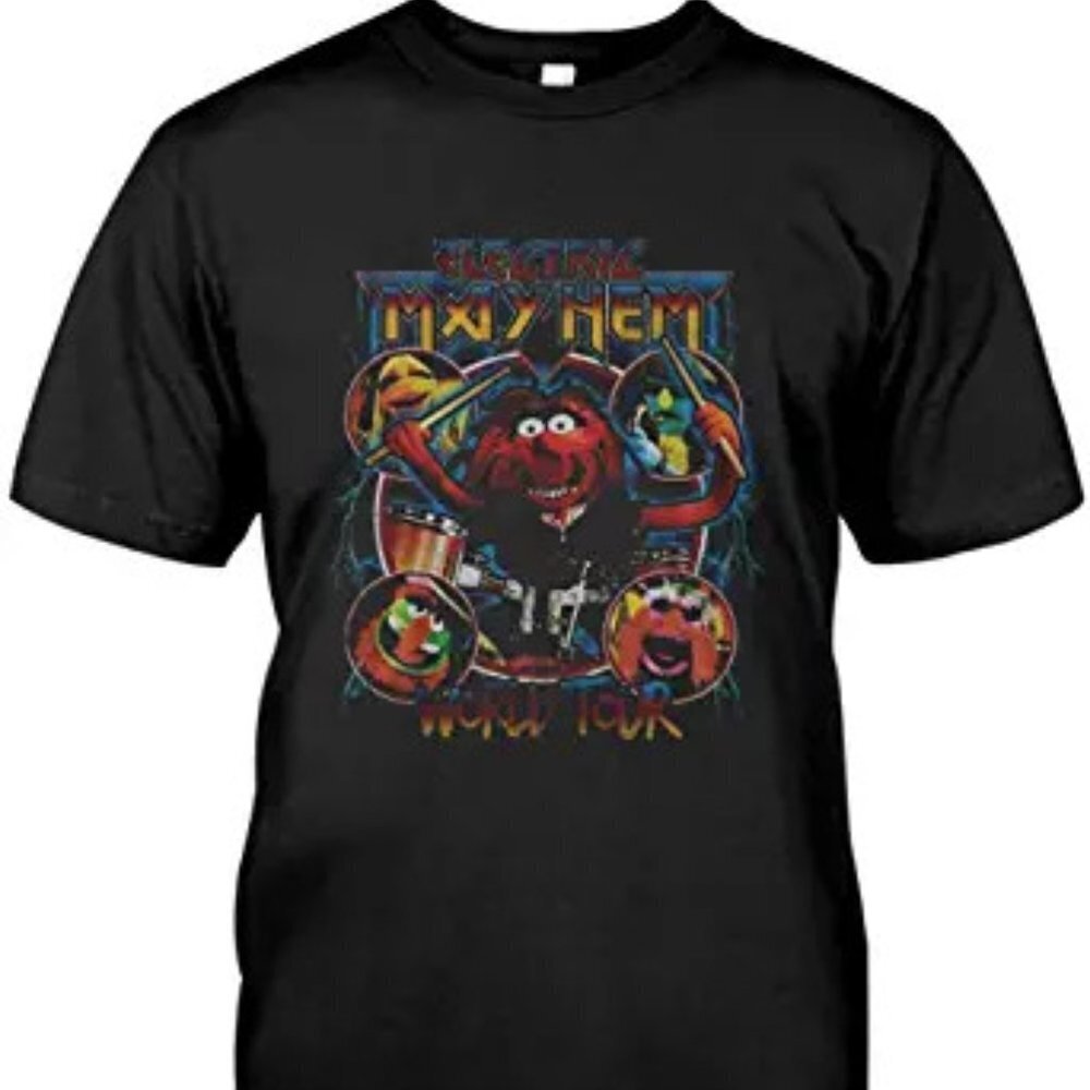 The Muppets Dr Teeth And The Electric Mayhem World Tour Youth Boys Tshirt